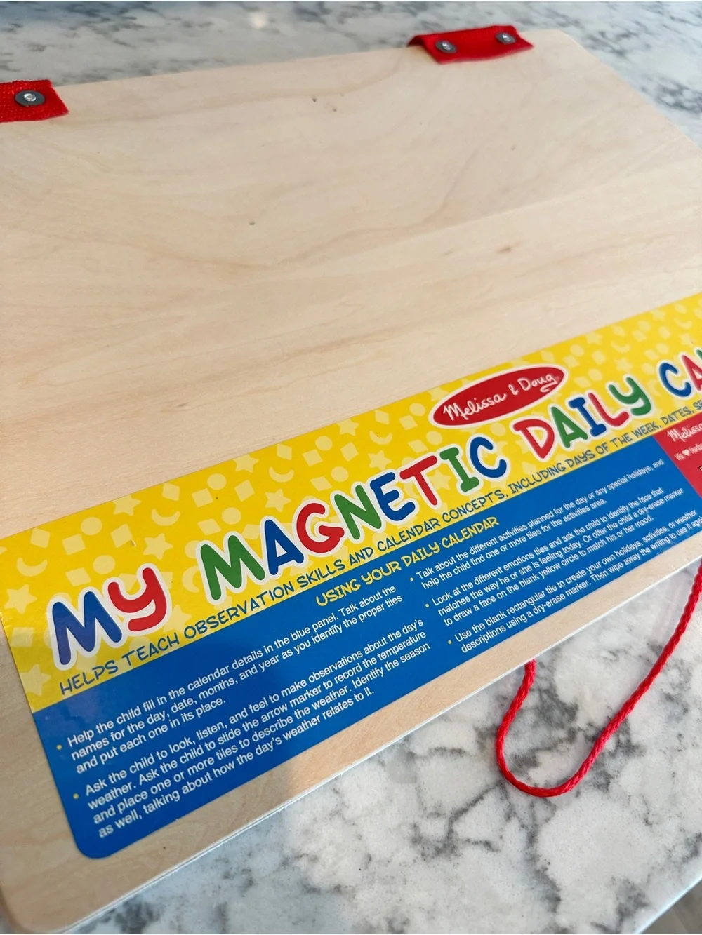 Melissa & Doug Magnetic Daily Calendar Board